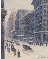  Looking South, Fifth Avenue, 1919